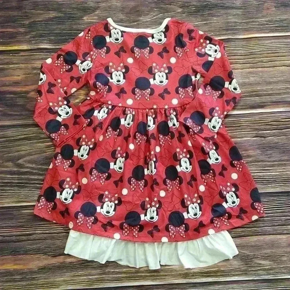 *New* Minnie Mouse Ruffle Dress - Picture 7 of 9